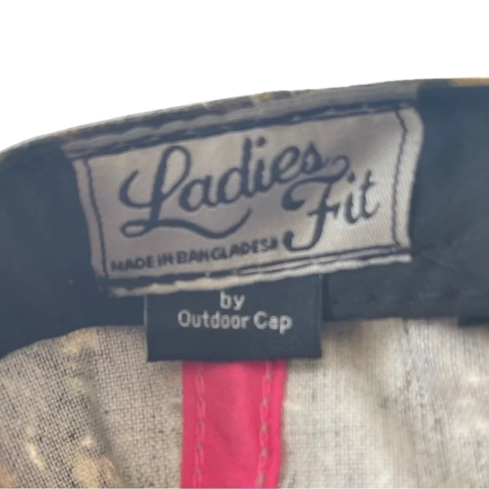 Scheels Outfitters Pink Logo Camouflage Ladies Fit Hat